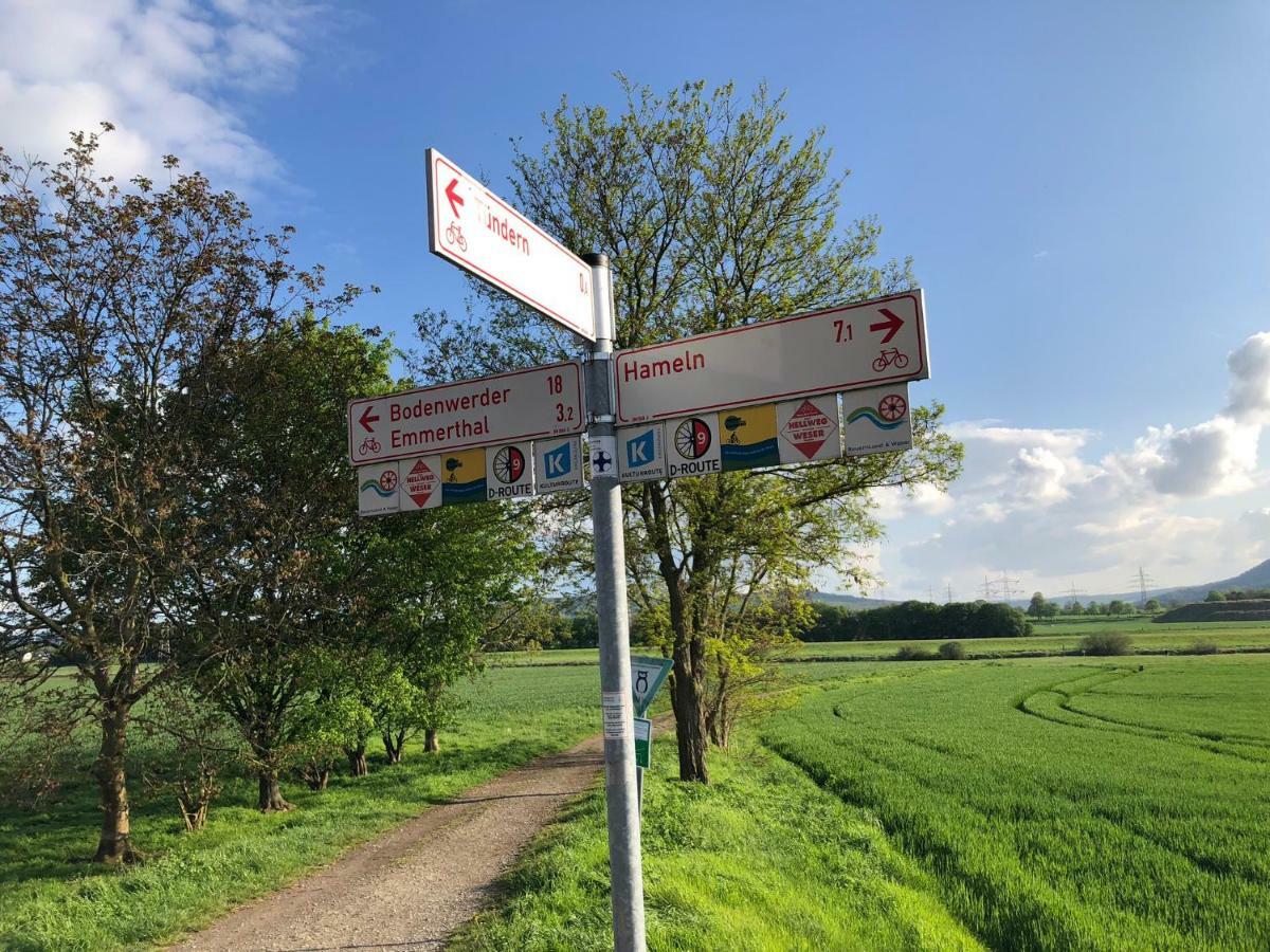 Ferienwohnung Hameln Direkt Am Weserradweg Hamelin Buitenkant foto